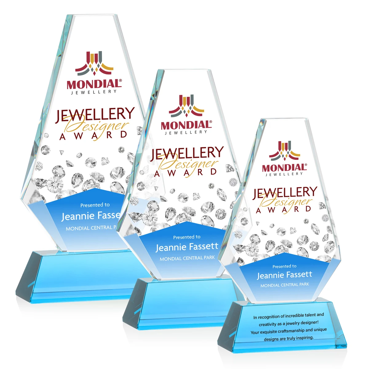 Kingsley VividPrint™ Award on Newhaven Base - Sky Blue 1