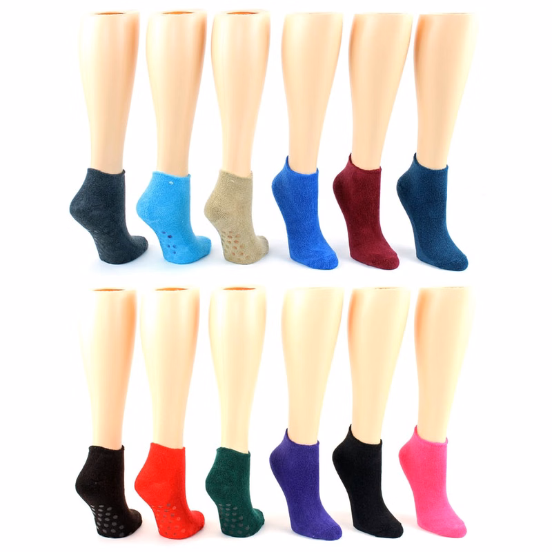 Women's Non-Slip Socks - Size 9-11 with Grips