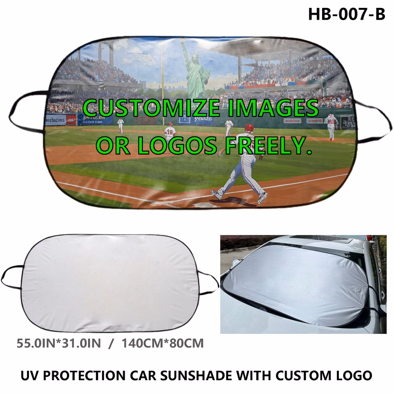 Branded Car Sunshade - Customizable UV Shield