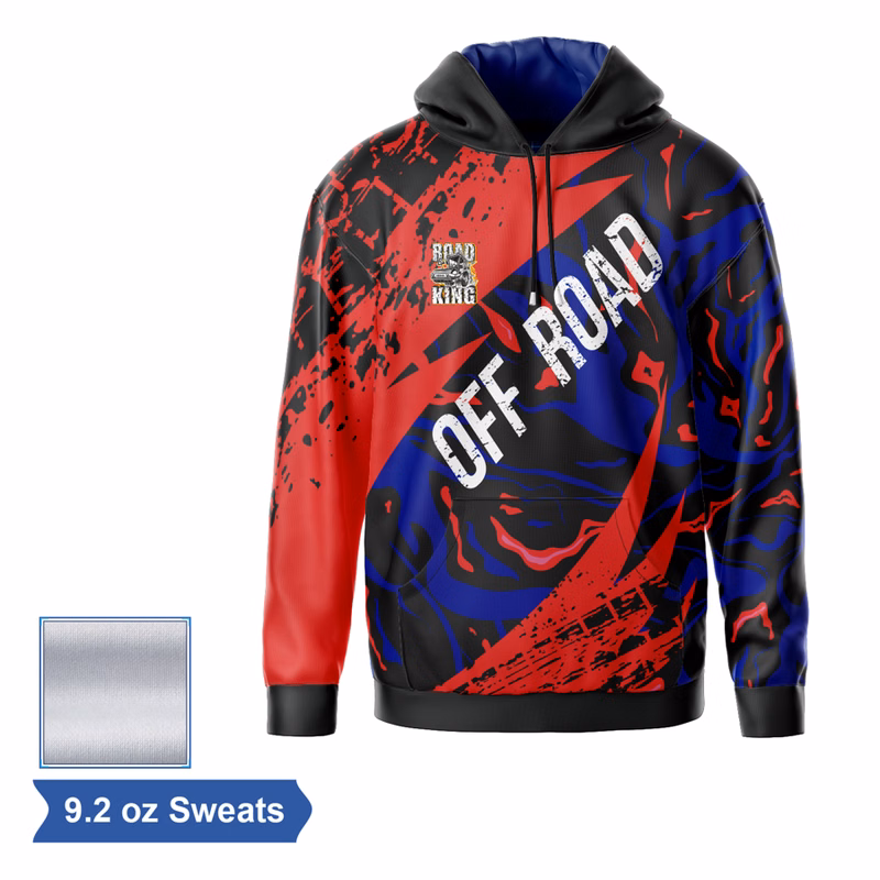 Unisex Sublimation UPF Performance Kangaroo Hoodie