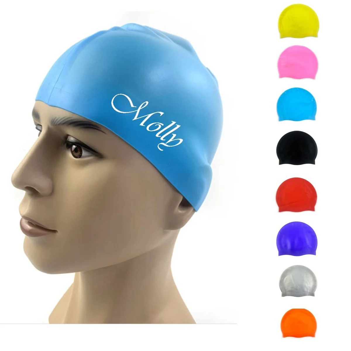 50g High Quality Silicone Swimming Caps 1