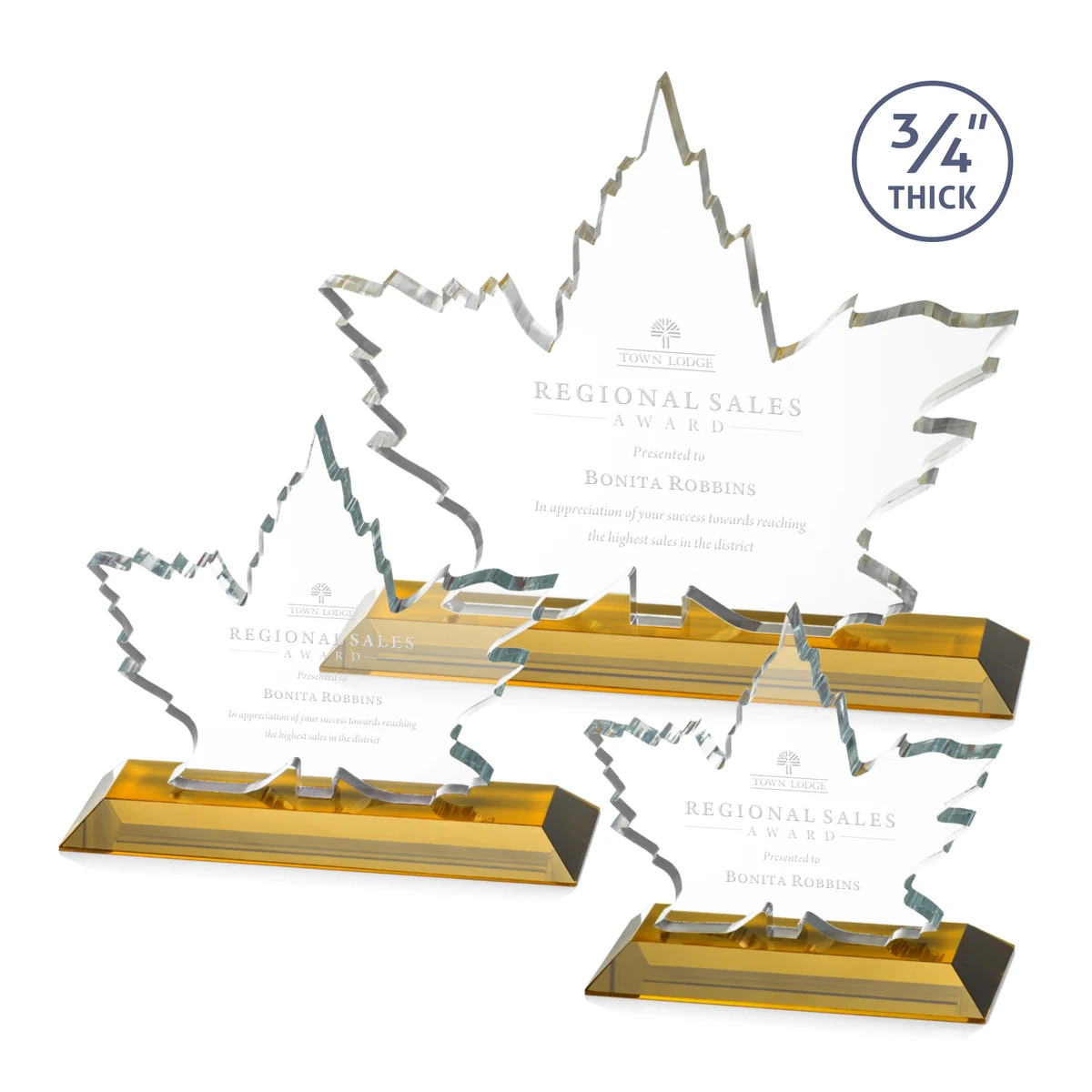 Maple Leaf Award - Amber 1
