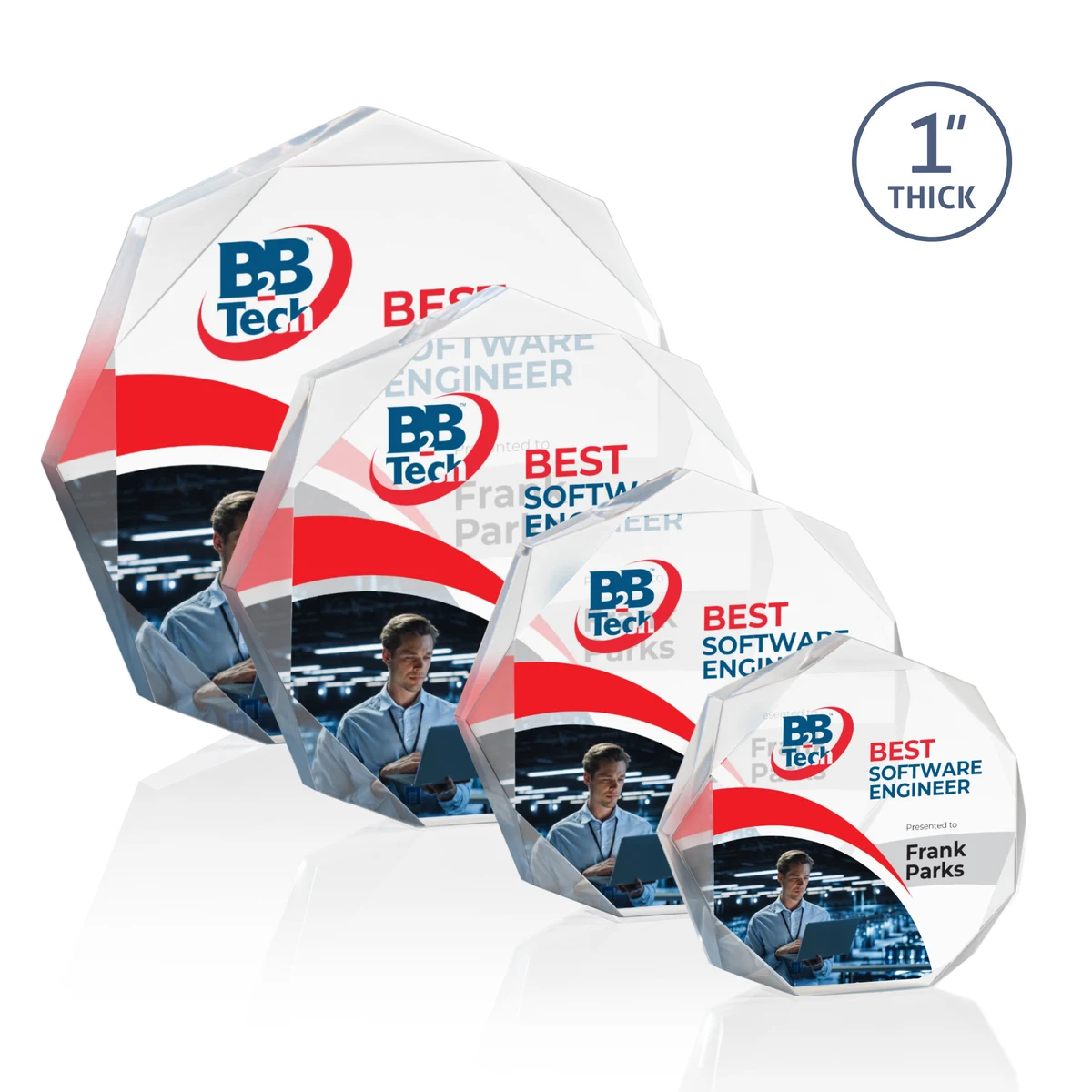 Piedmont VividPrint™ Award - Clear 1