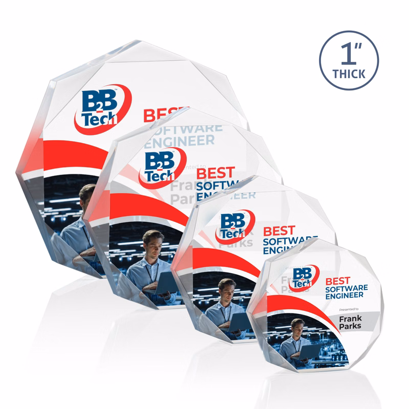 Piedmont VividPrint™ Award - Clear