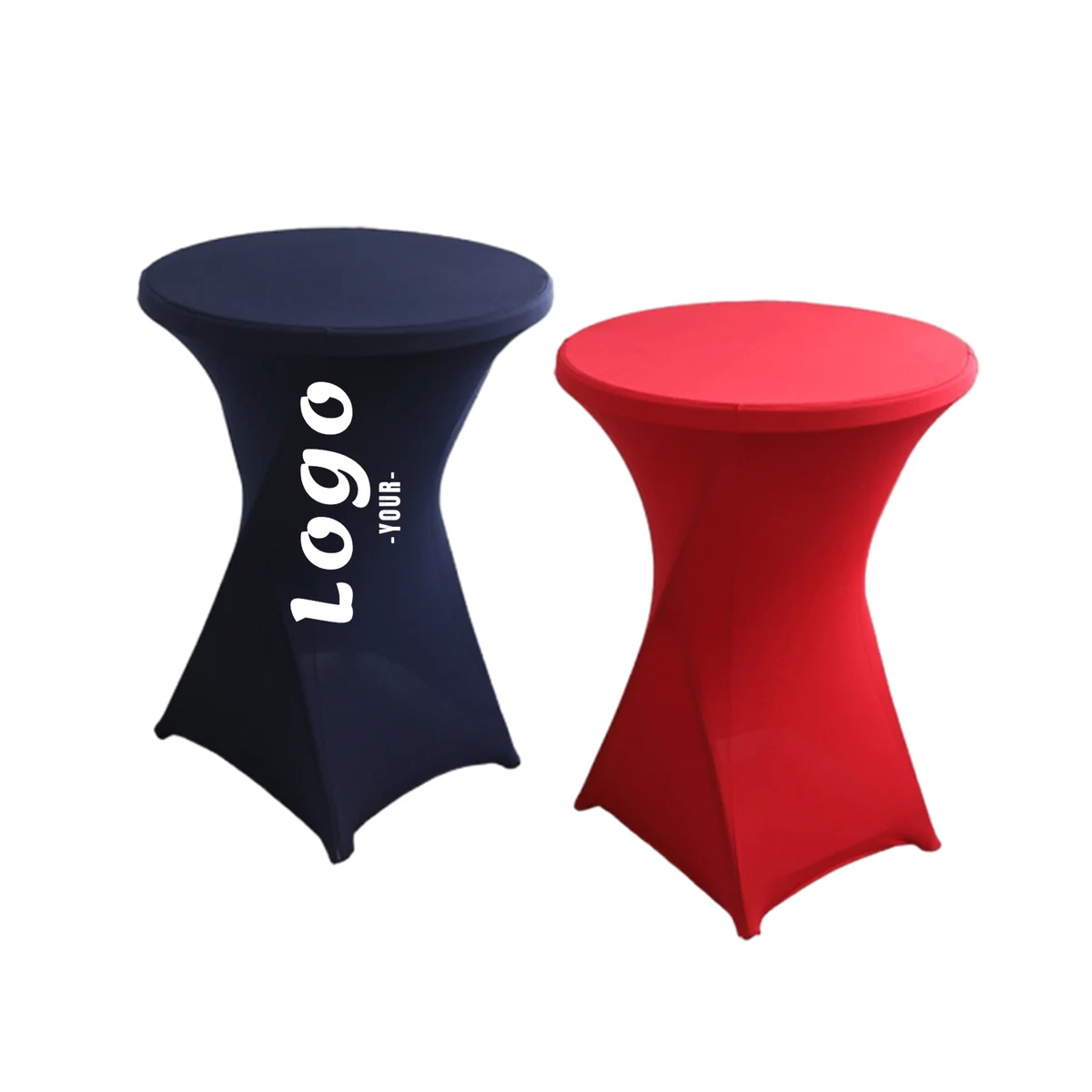 Sublimation Full Color Spandex Cocktail Fitted Tablecloths 1