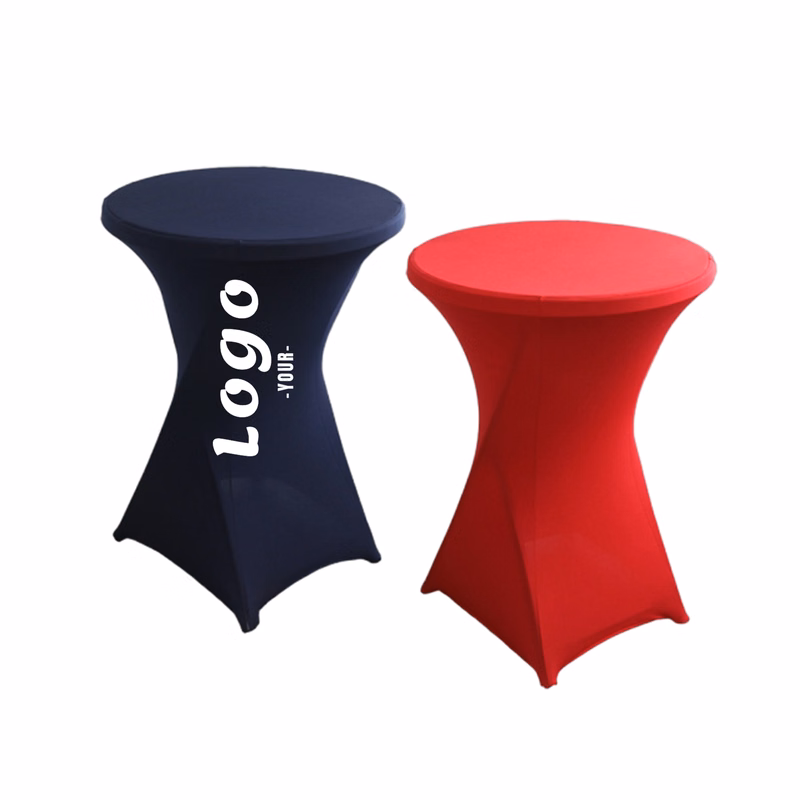 Sublimation Full Color Spandex Cocktail Fitted Tablecloths