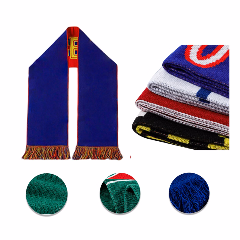 Double-Sided Jacquard World Cup Scarf