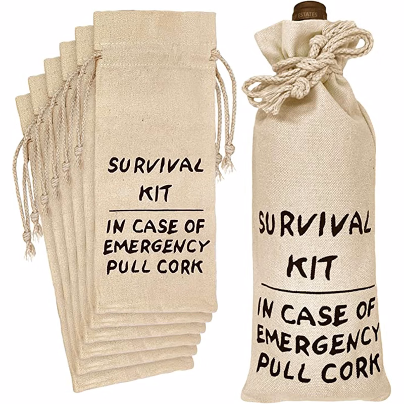 Cotton Wine Survival Kit Bag