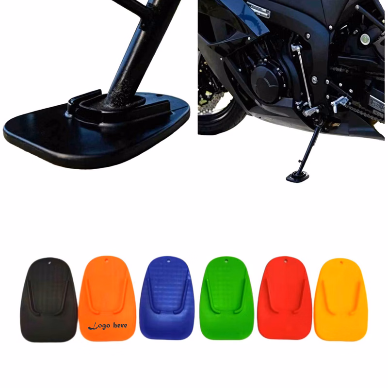 Non Slip PP Motorcycle Kickstand Pad For Outdoor Parking Use