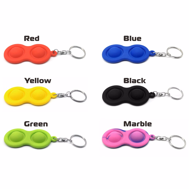 Double Pop It Key Tag