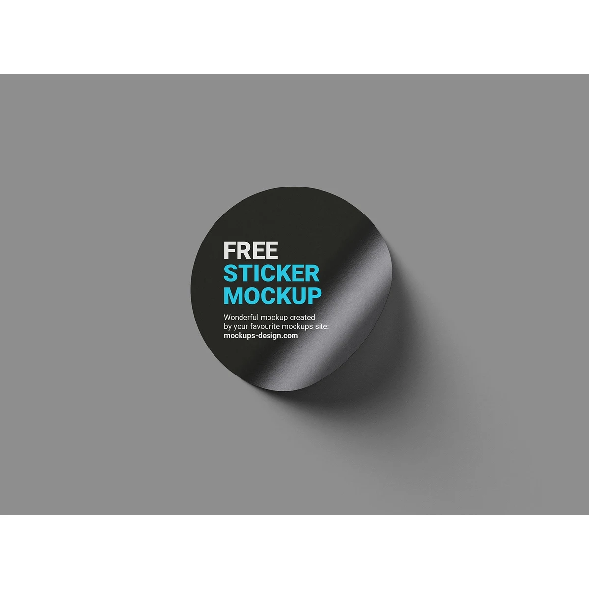 2" ROUND PVC WATER RESISTANT STICKER 1