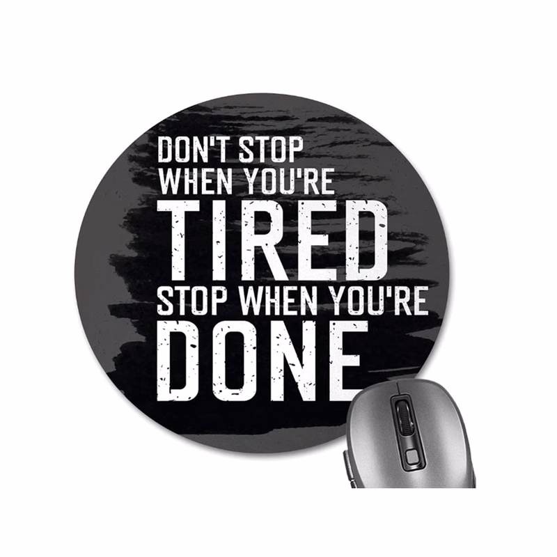 MOQ50Pcs Full Color 8" Round Mousepad