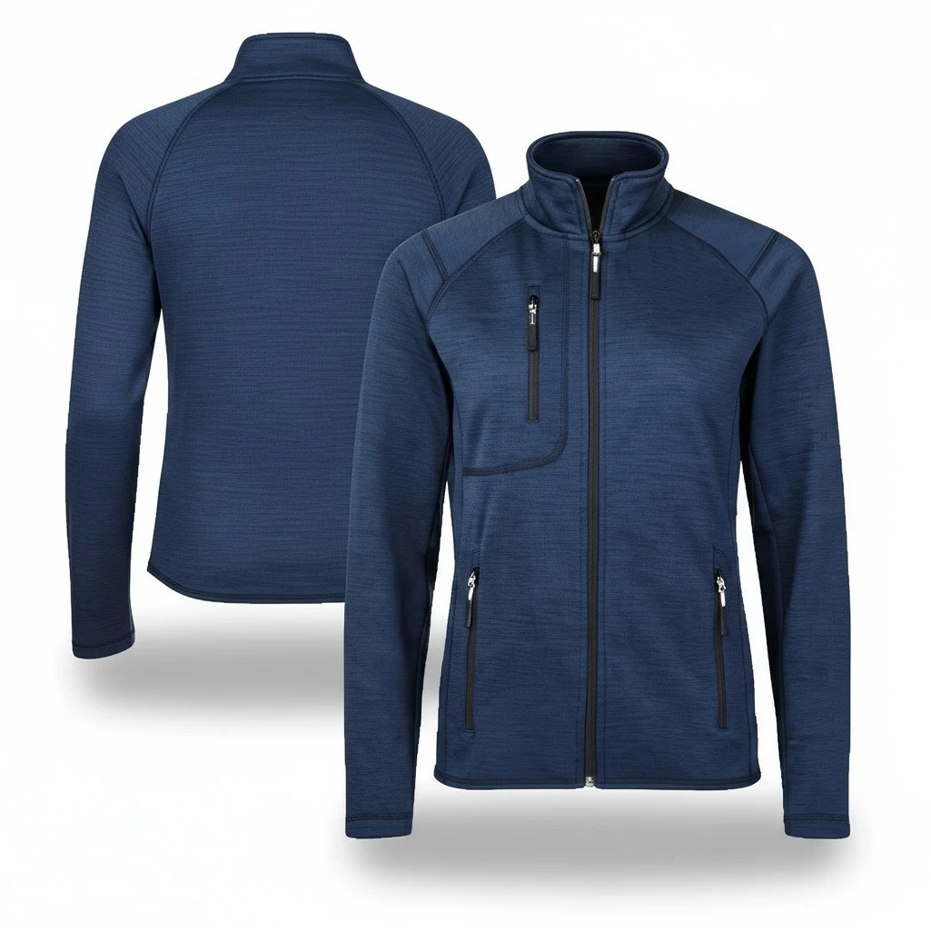 Women's Full Zip Brushed Back Fleece Jacket 8.0 Oz 1
