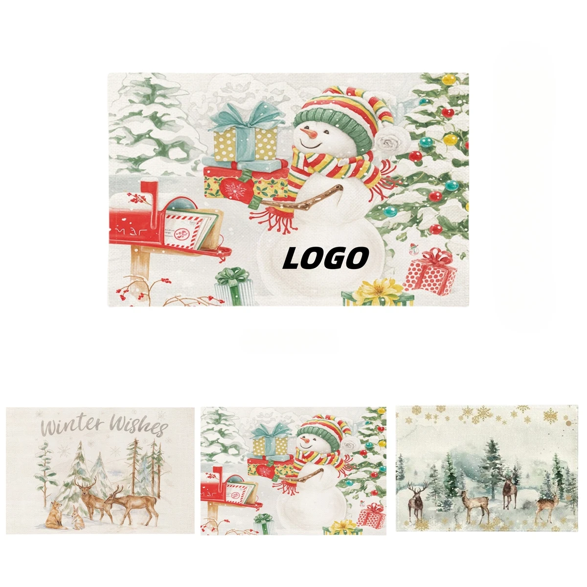 Christmas Placemats For Dining Decoration 1