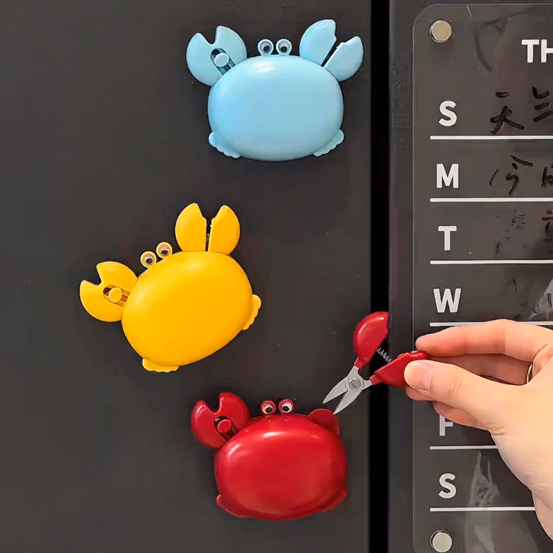 Magnetic Crab Multi-Tool Bottle Opener With Mini Scissors