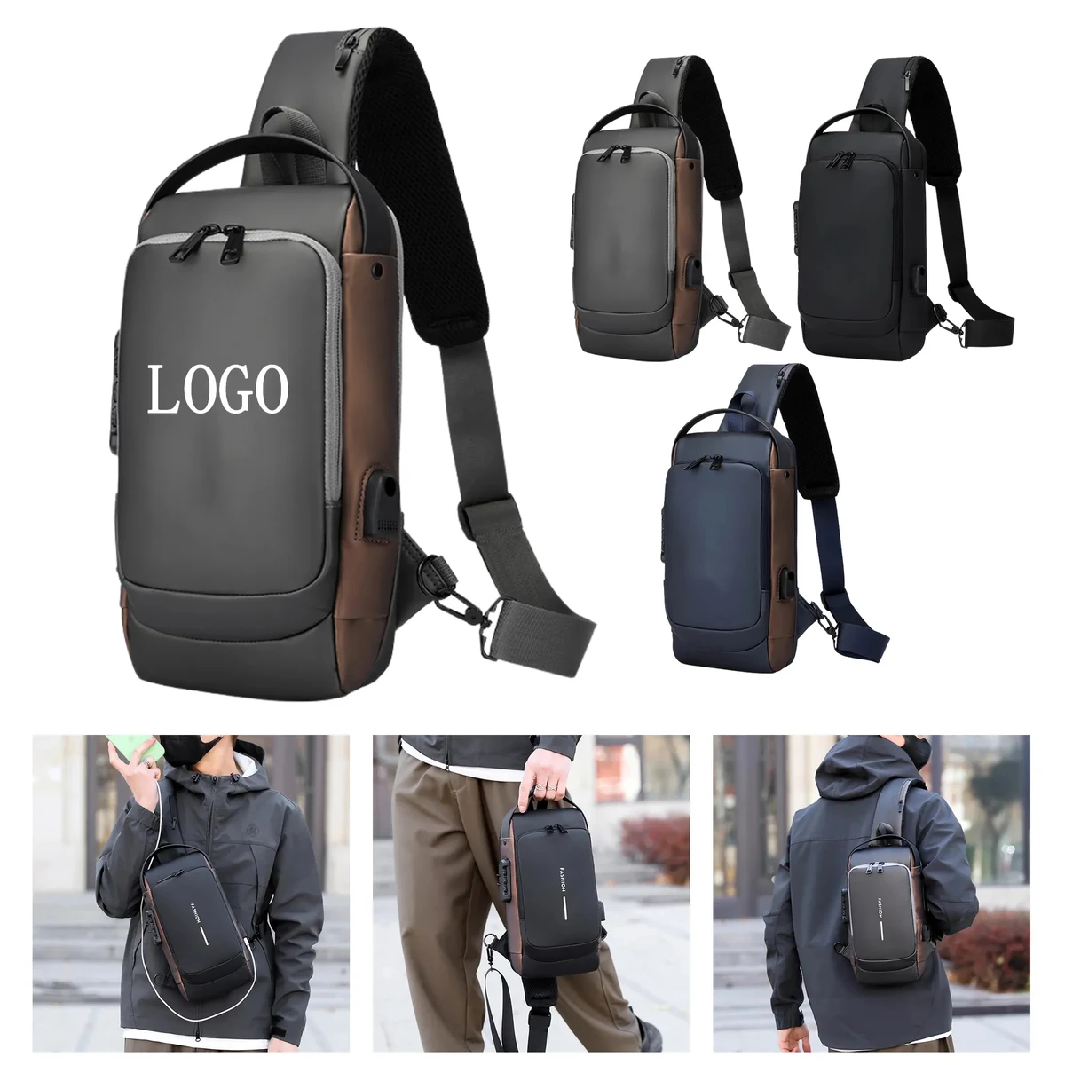 Anti-Theft Secure Chest Bag 1