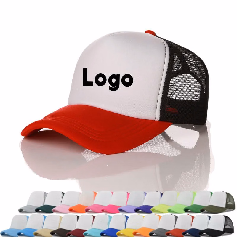 Custom Mesh Trucker Hat Curved Brim Baseball Cap