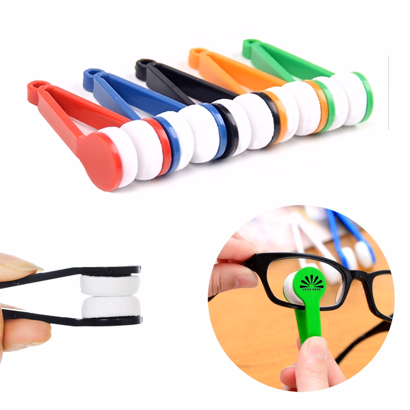 Soft Brush for Portable Eyeglass Lens Cleaning