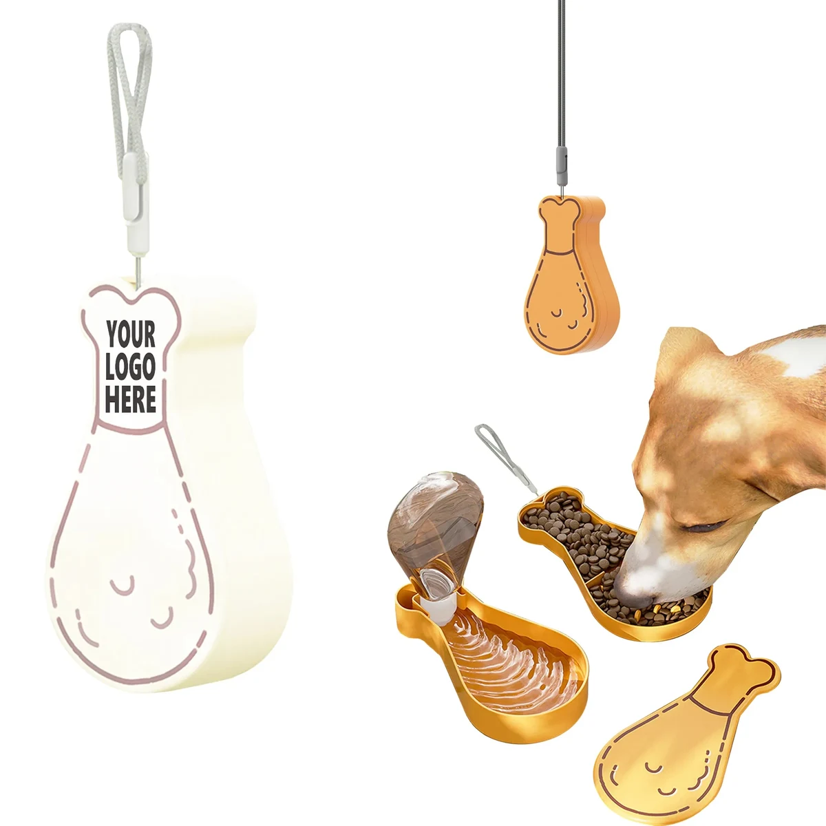 Portable Pet Cup Feeder For Going Out 1