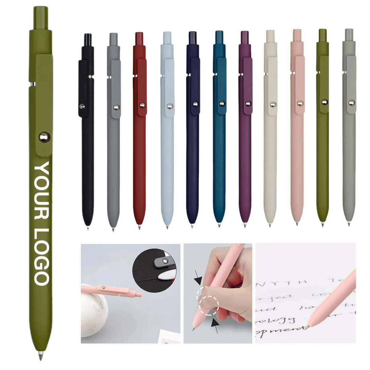 Durable Ballpoint Pen with Streamlined Body 1