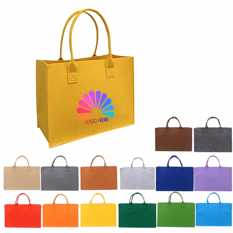 Large Capacity Handheld Shopping Felt Bag