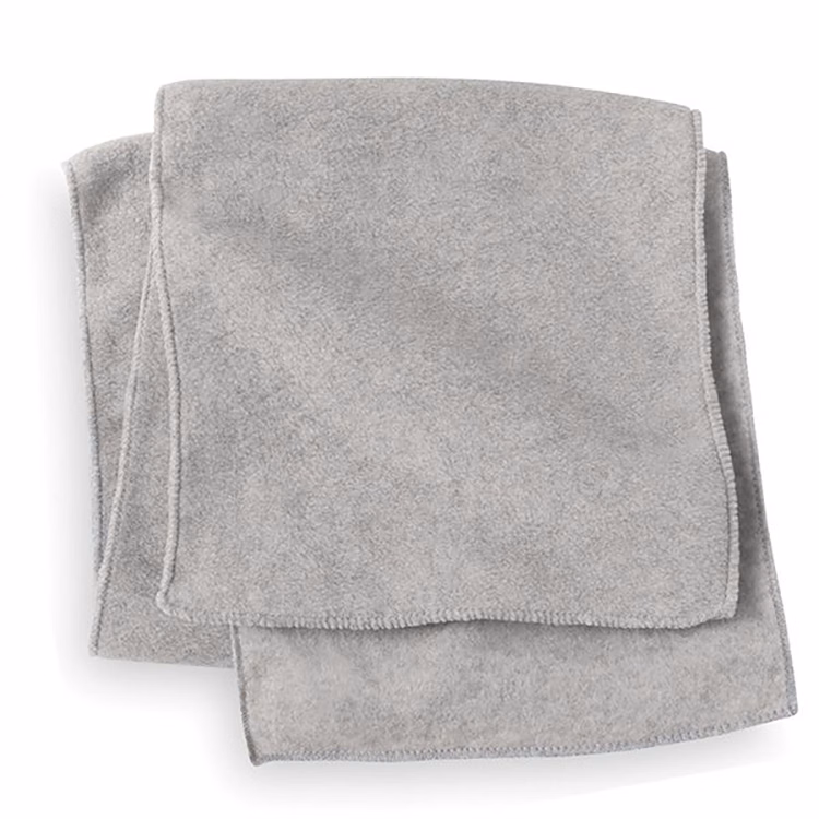 Gray Fleece Neck Scarf