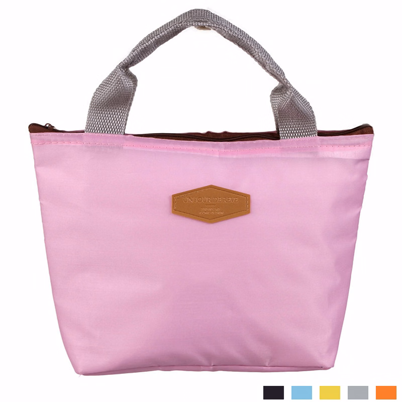 Foldable Color-Block Picnic Tote