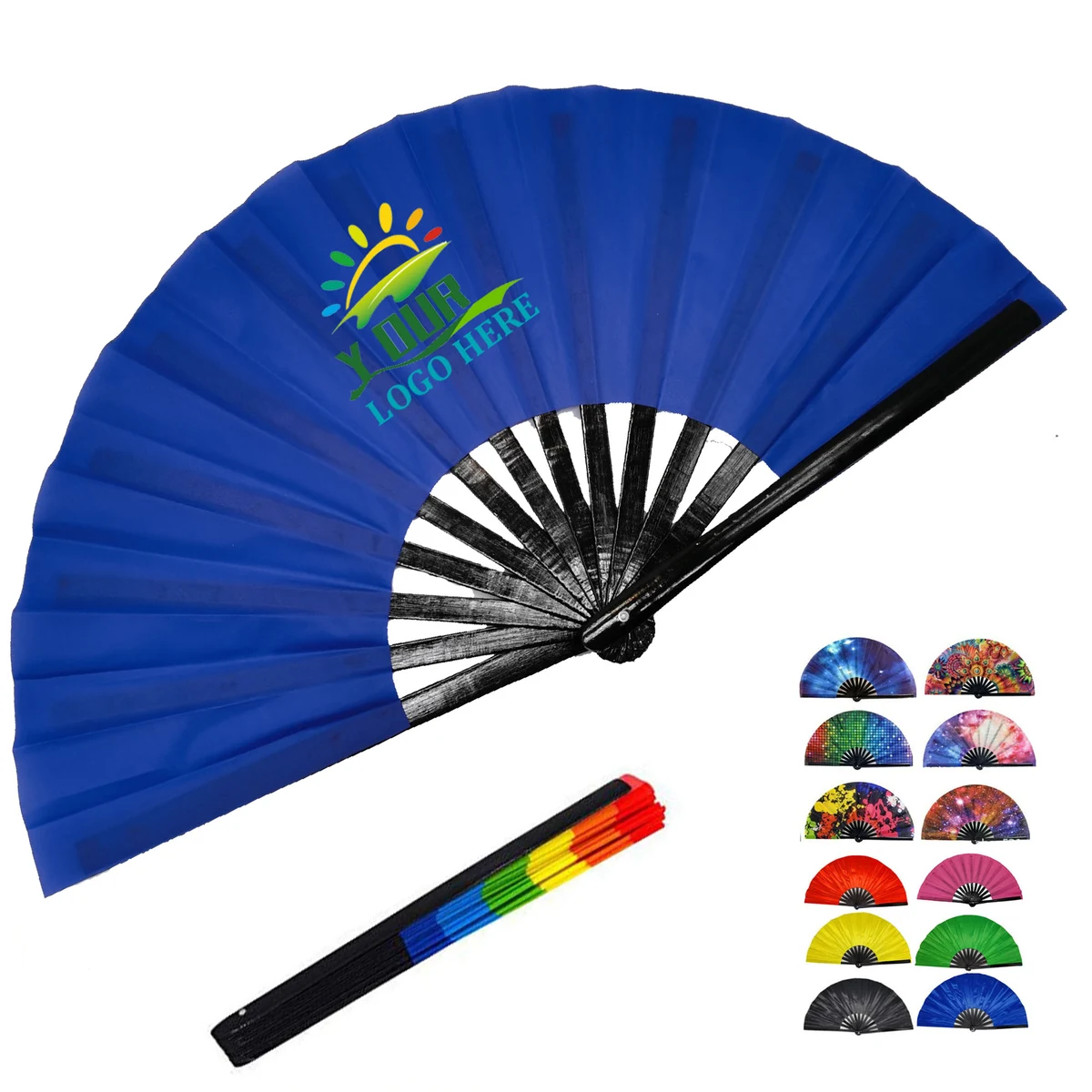 Funny Large Bamboo Fan 1