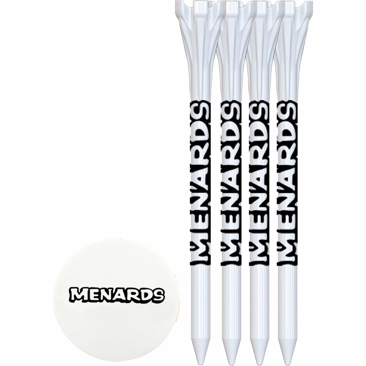 4 Flytee Tees 2-3/4", 1 Ball Marker
