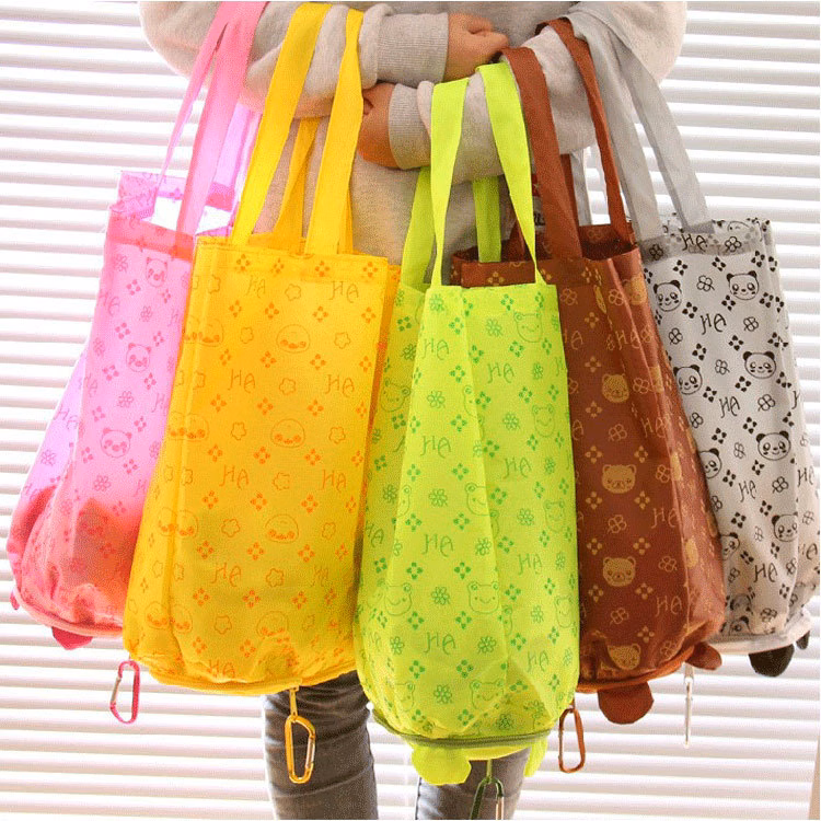 Folding Shopping Bag Creative Cartoon