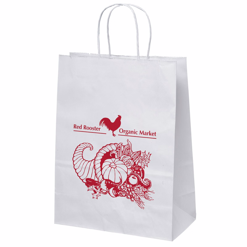 Jenny - White Shopper - Flexo Ink Print