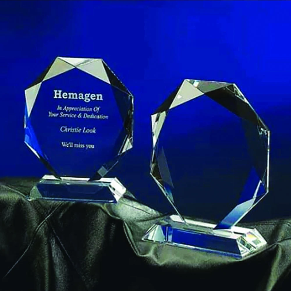 OCTAVIA OPTIC CRYSTAL AWARD - LARGE 1