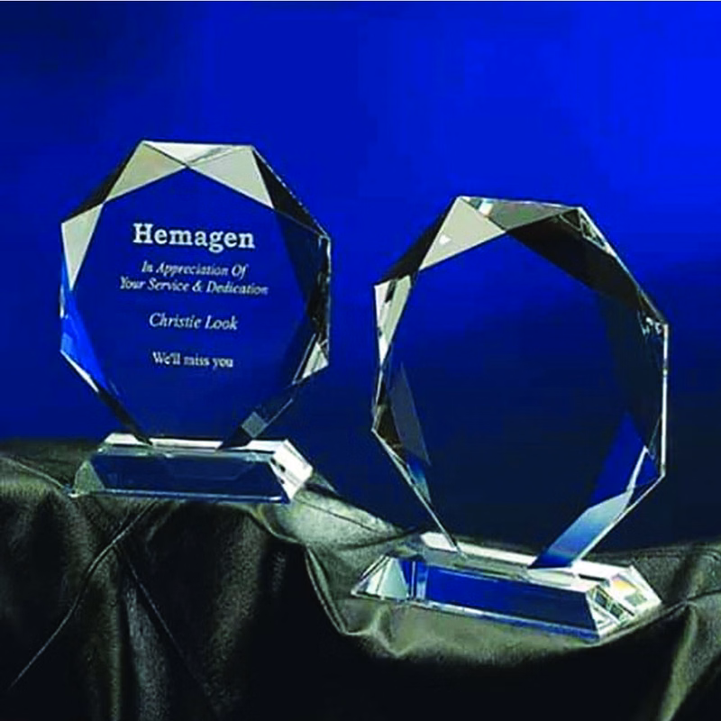 OCTAVIA OPTIC CRYSTAL AWARD - LARGE
