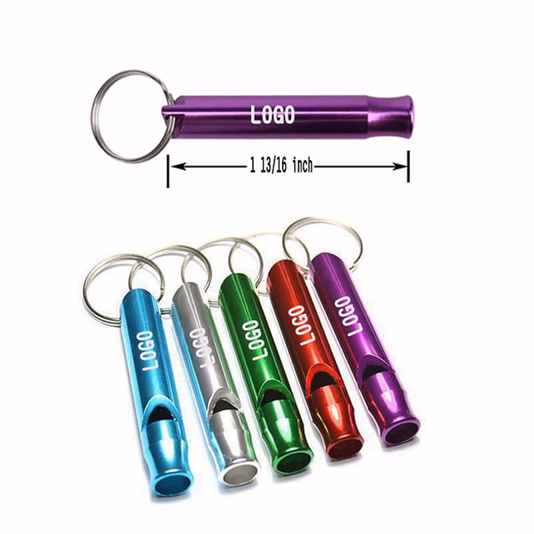 2 1/2" L Whistle with Keychain