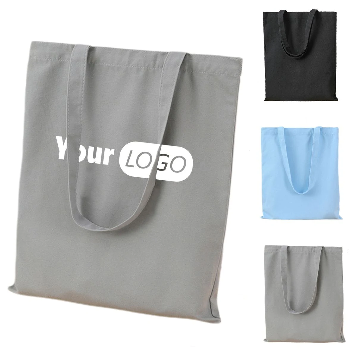 Poly Cotton Canvas Hand & Shoulder Bag, custom tote bag with logo imprint 1
