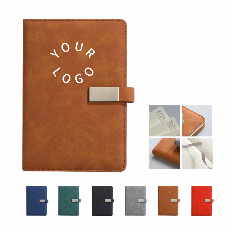 A5 Leather Note Journal Set With Writing Pen 6" By 8.3" Two Hundred Page