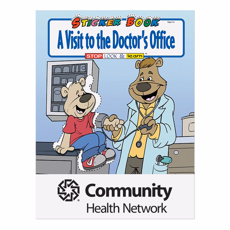 Visit To Doctor's Office Stickers Book