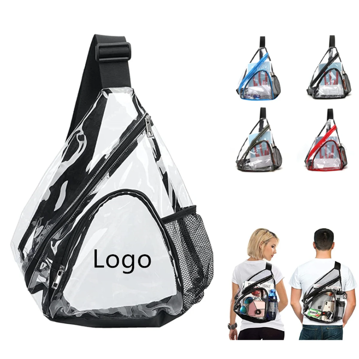 PVC Sling Backpack 1