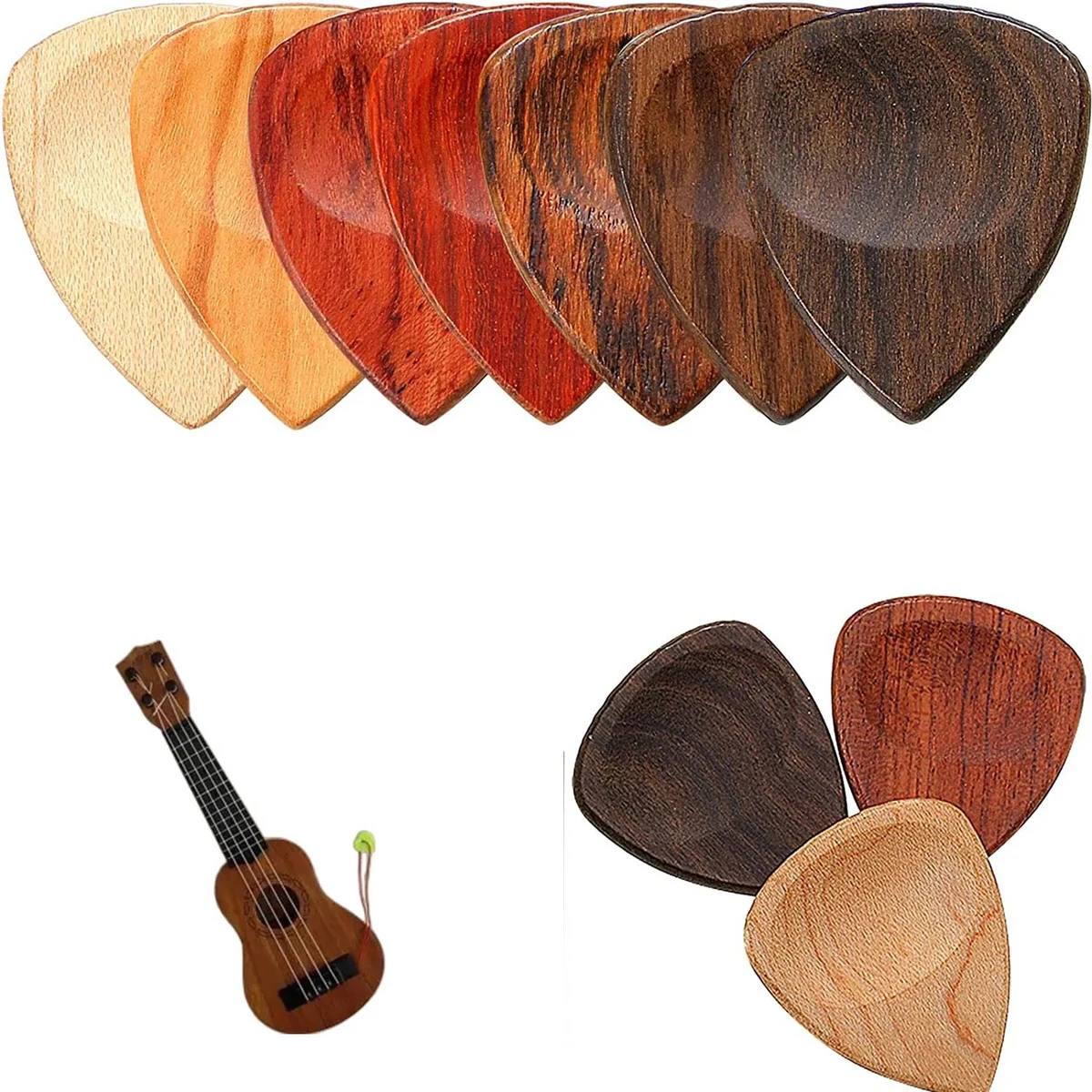 Flexible Wooden Guitar Picks 1