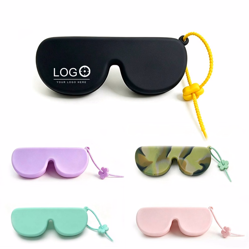 Silicone Sunglasses Case with Lanyard
