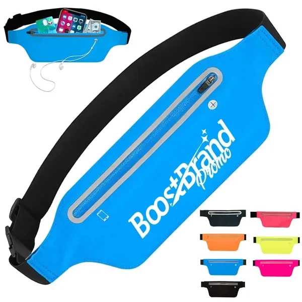 Custom Spandex Running Belt Phone Waist Pack Anti-Theft — Active Fitness Travel Promo 1
