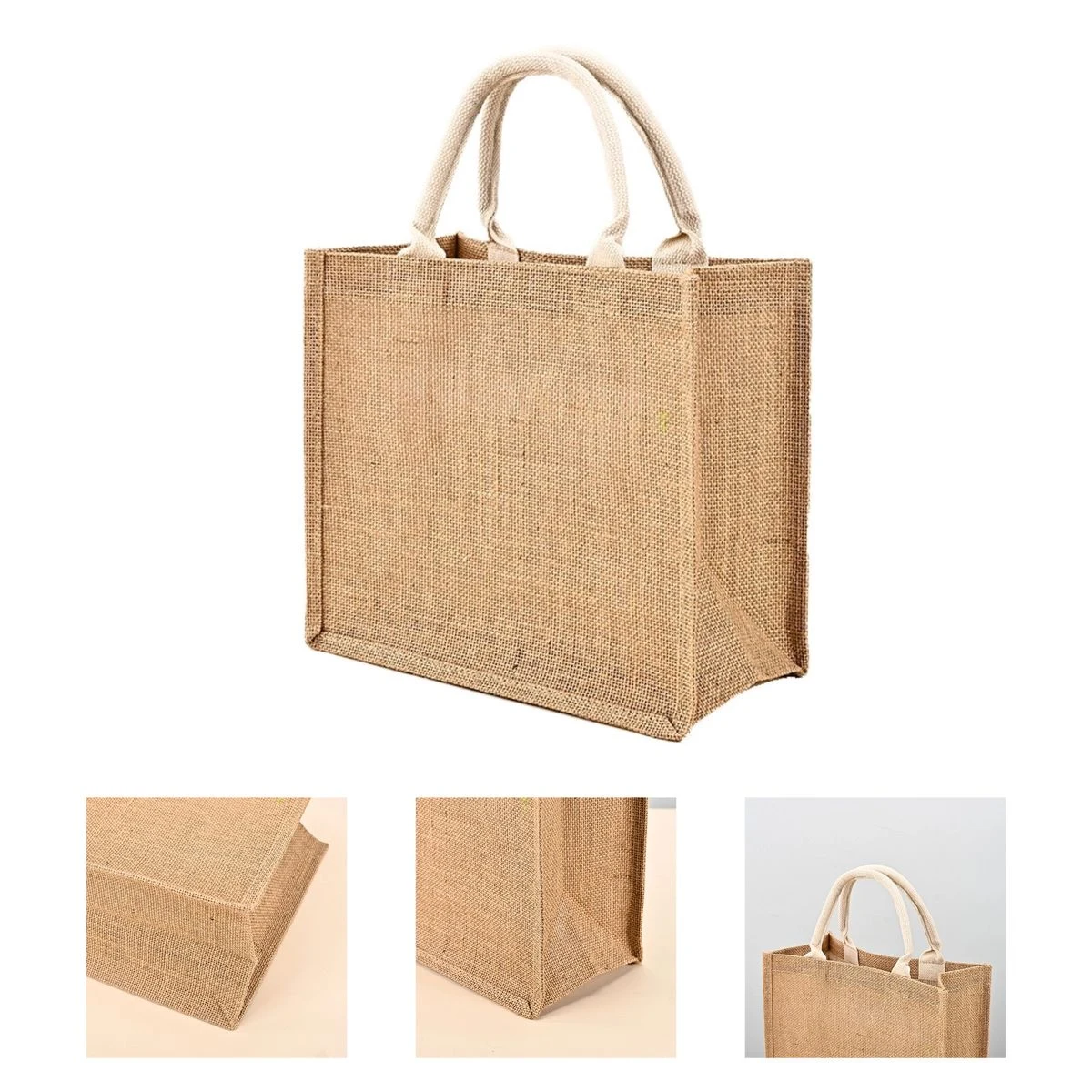 Custom Cotton Linen Tote Bag, custom tote bag with logo imprint 1