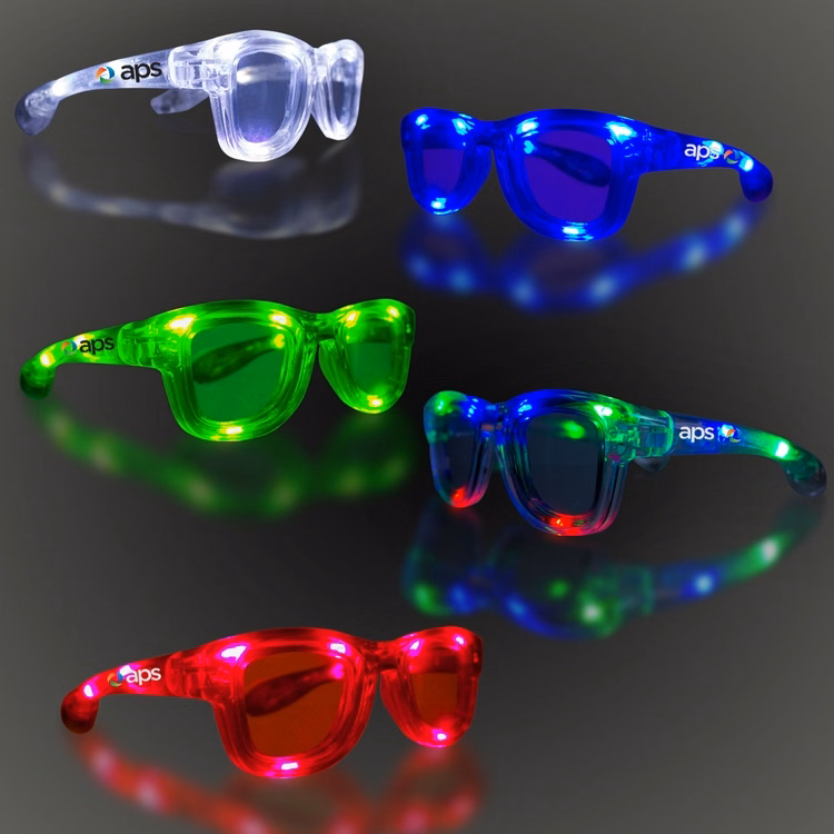 LED Trendy Sunglasses with Sound Reactive Option