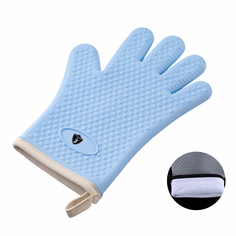 MOQ 50 Durable Silicone Microwave Gloves for Heat Protection