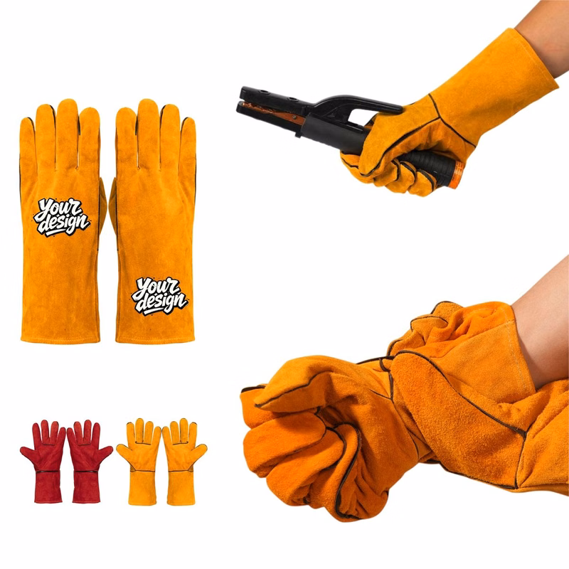Cowhide Leather Welding Gloves