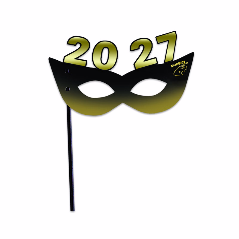 Custom Digital Printed Paper-Stock New Years Masks