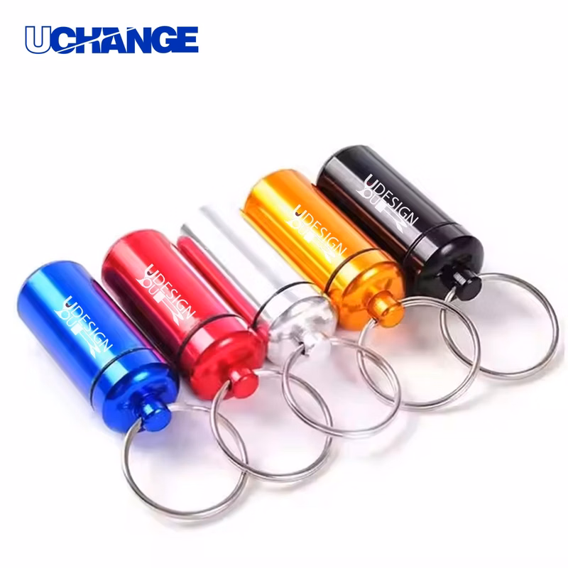 Health Aluminum Mini Pill Bottle Container