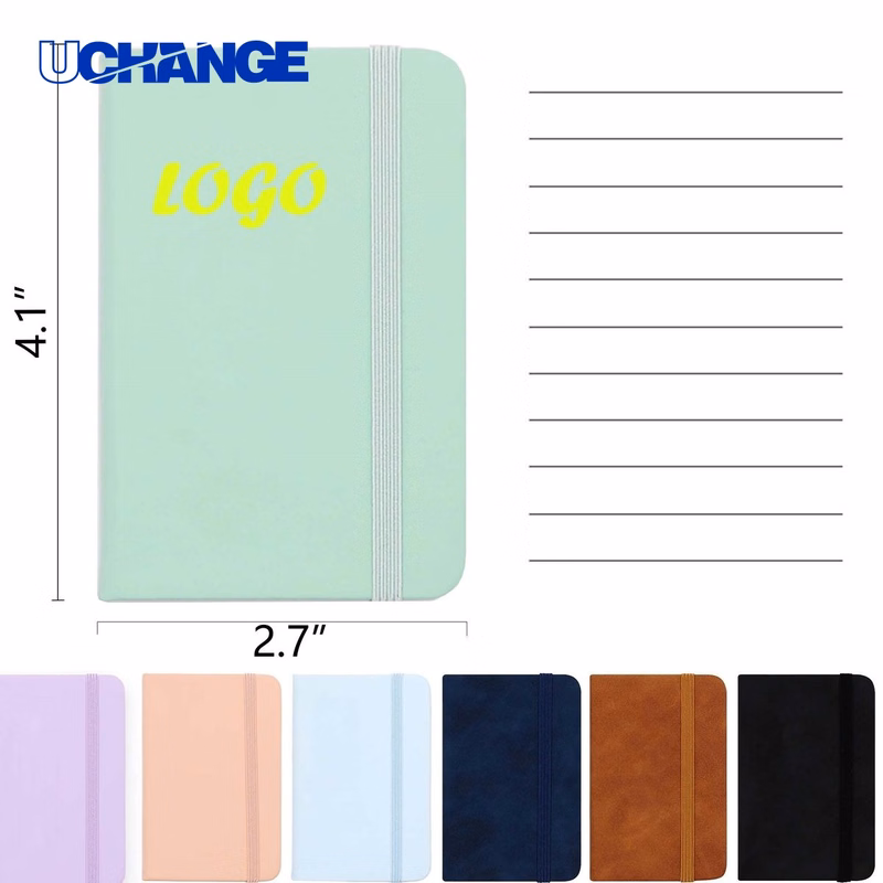 Pocket Soft PU Leather Notebook Journal A7