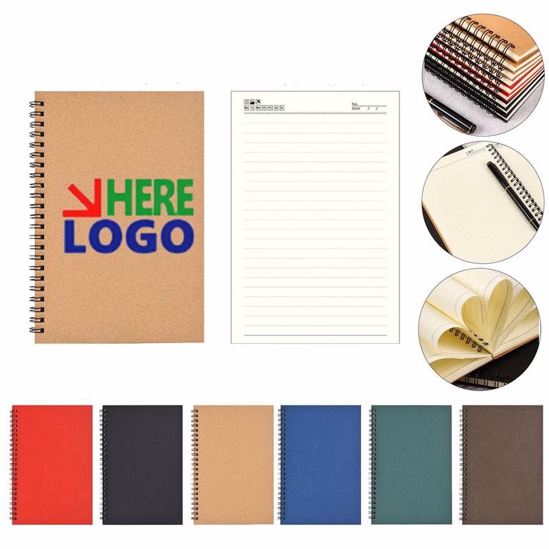 Full Color Custom A5 Spiral Bound Notebook