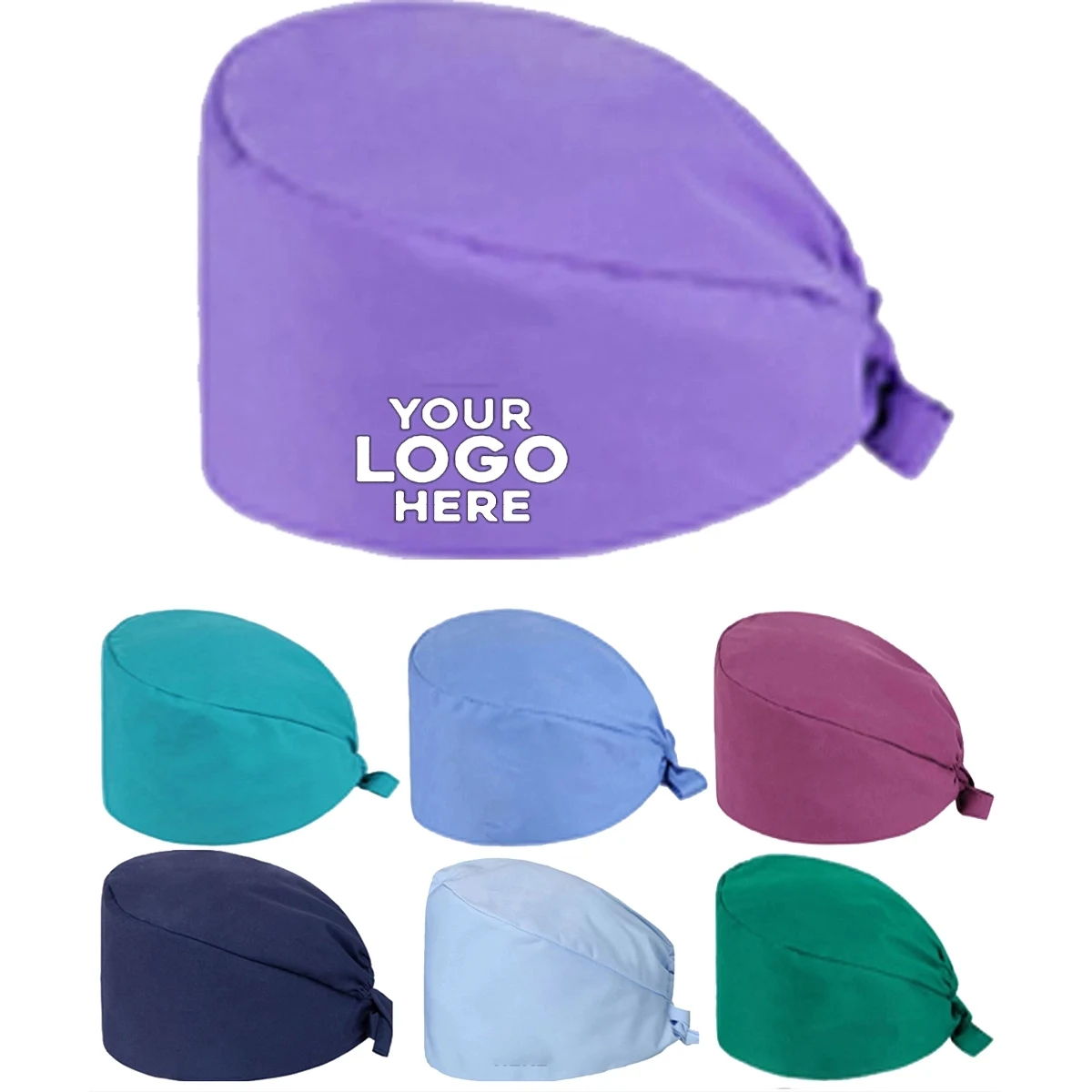 Pure color surgical gourd cap 1